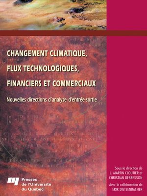 cover image of Changement climatique, flux technologiques, financiers et commerciaux